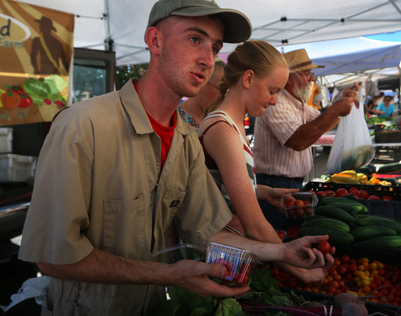 Organic foods at Market Place